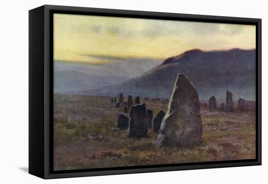 Merrivale Stone Avenue-Ernest W Haslehust-Framed Premier Image Canvas