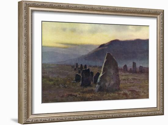 Merrivale Stone Avenue-Ernest W Haslehust-Framed Photographic Print