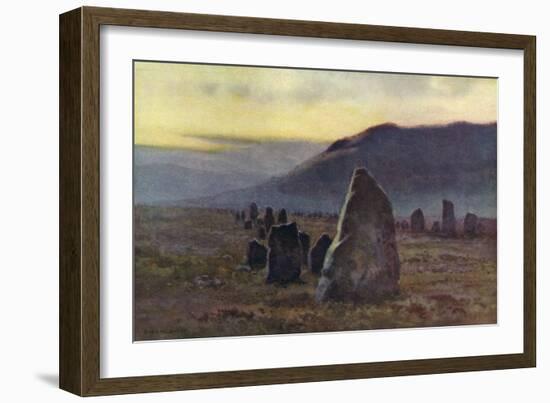 Merrivale Stone Avenue-Ernest W Haslehust-Framed Photographic Print