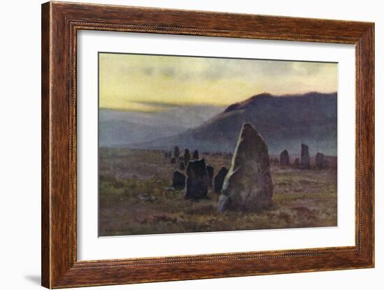 Merrivale Stone Avenue-Ernest W Haslehust-Framed Photographic Print