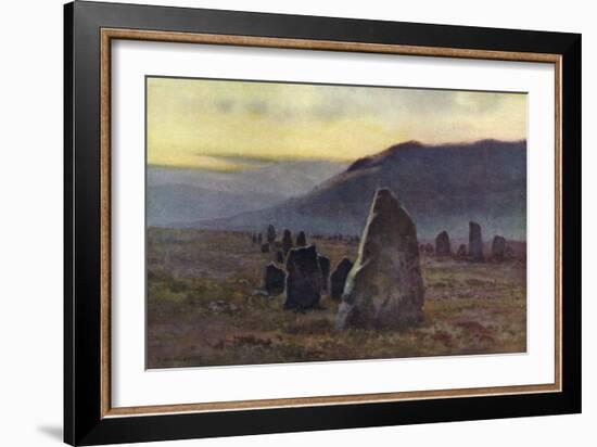 Merrivale Stone Avenue-Ernest W Haslehust-Framed Photographic Print