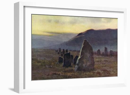 Merrivale Stone Avenue-Ernest W Haslehust-Framed Photographic Print