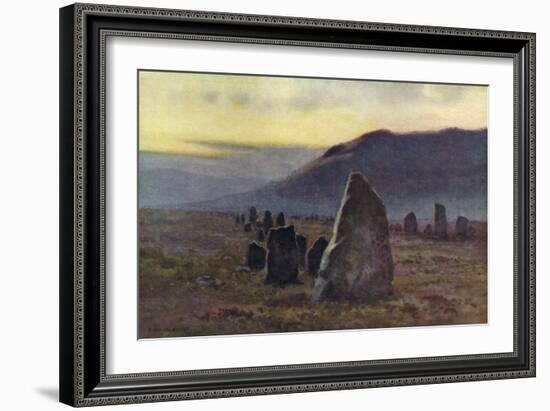 Merrivale Stone Avenue-Ernest W Haslehust-Framed Photographic Print