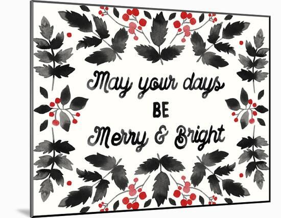 Merry and Bright-Kristine Hegre-Mounted Giclee Print