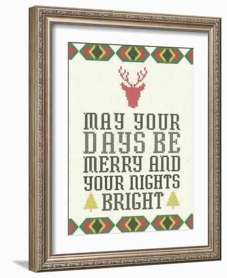 Merry and Bright-Ashley Sta Teresa-Framed Art Print