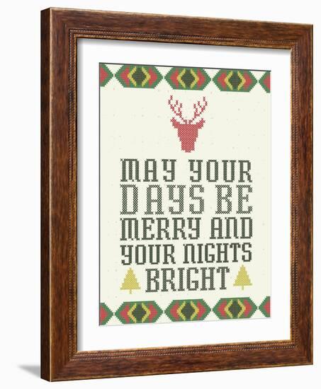 Merry and Bright-Ashley Sta Teresa-Framed Art Print