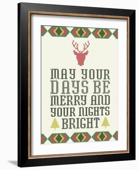 Merry and Bright-Ashley Sta Teresa-Framed Art Print