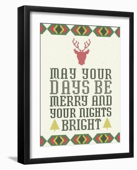 Merry and Bright-Ashley Sta Teresa-Framed Art Print