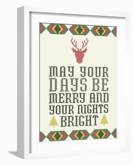 Merry and Bright-Ashley Sta Teresa-Framed Art Print