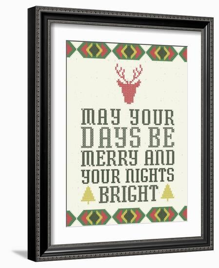 Merry and Bright-Ashley Sta Teresa-Framed Art Print