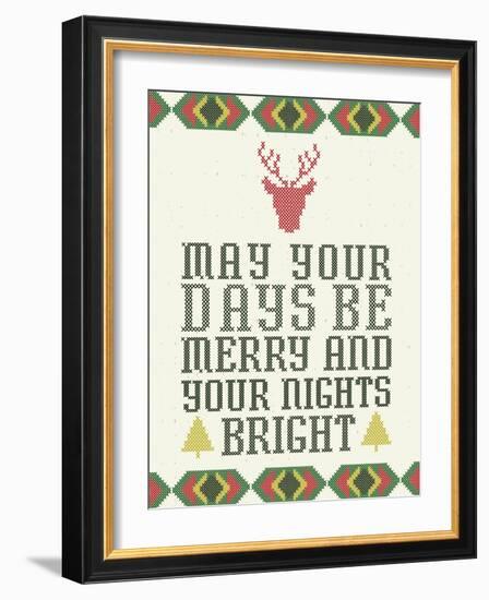 Merry and Bright-Ashley Sta Teresa-Framed Art Print