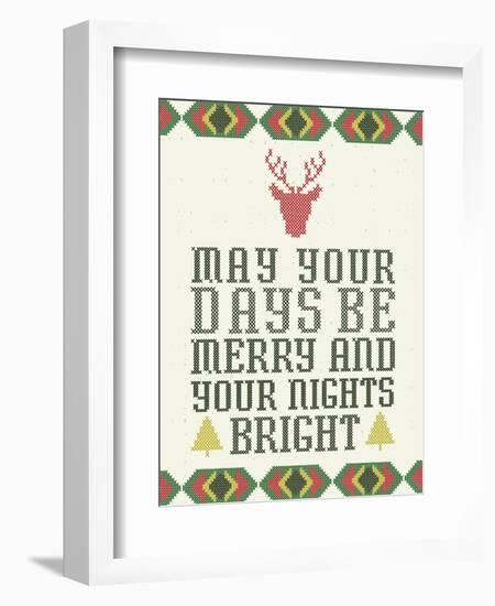 Merry and Bright-Ashley Sta Teresa-Framed Art Print