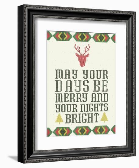 Merry and Bright-Ashley Sta Teresa-Framed Art Print