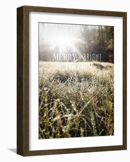 Merry and Bright-Kimberly Glover-Framed Giclee Print