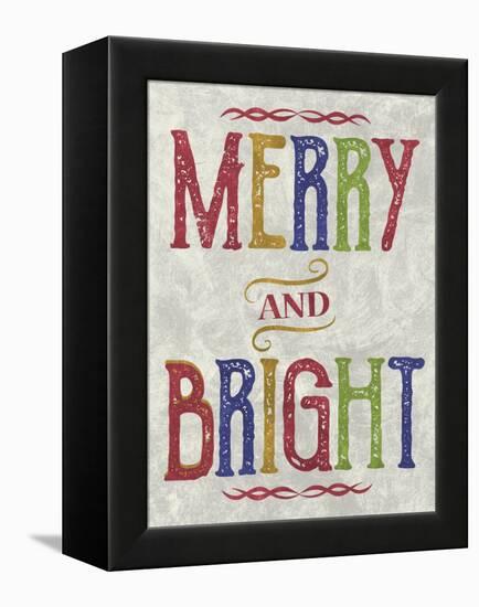 Merry and Bright-Erin Clark-Framed Premier Image Canvas