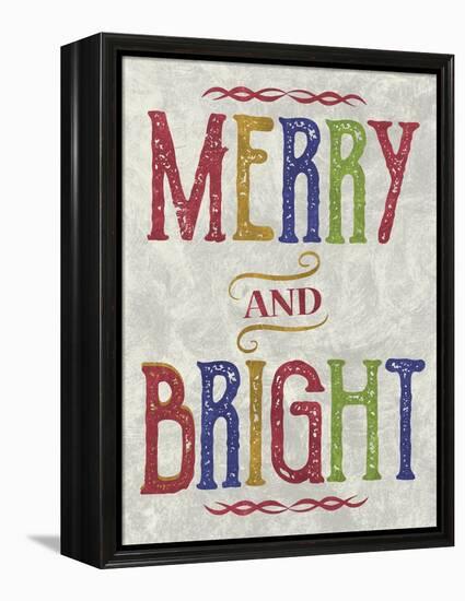 Merry and Bright-Erin Clark-Framed Premier Image Canvas