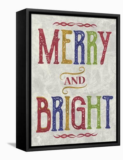 Merry and Bright-Erin Clark-Framed Premier Image Canvas