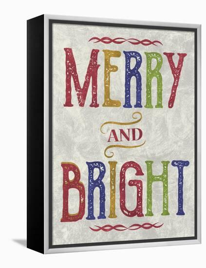 Merry and Bright-Erin Clark-Framed Premier Image Canvas