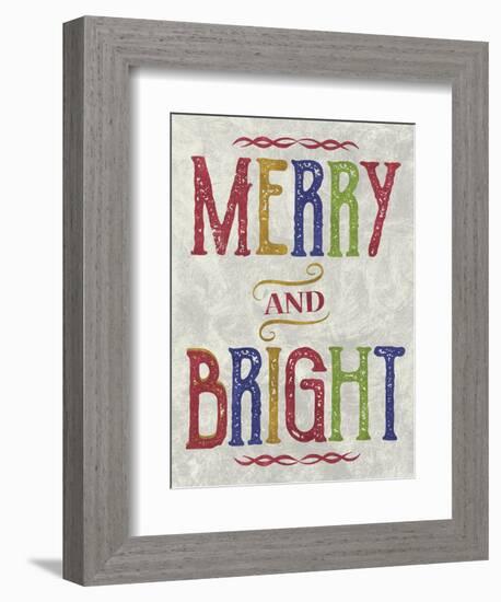 Merry and Bright-Erin Clark-Framed Giclee Print