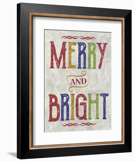 Merry and Bright-Erin Clark-Framed Giclee Print