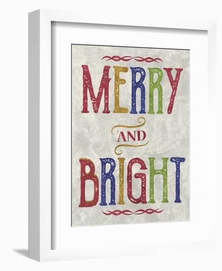 Merry and Bright-Erin Clark-Framed Giclee Print