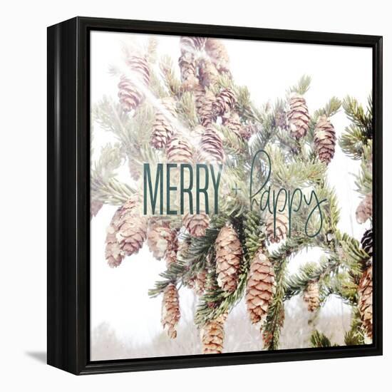 Merry and Happy-Kimberly Glover-Framed Premier Image Canvas