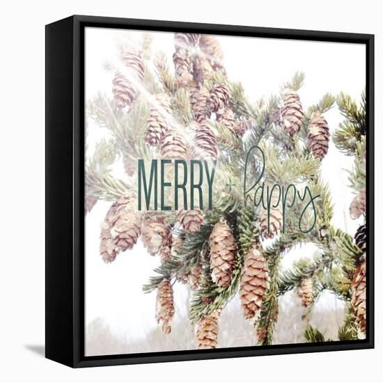 Merry and Happy-Kimberly Glover-Framed Premier Image Canvas