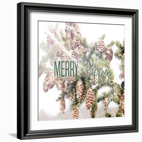 Merry and Happy-Kimberly Glover-Framed Giclee Print