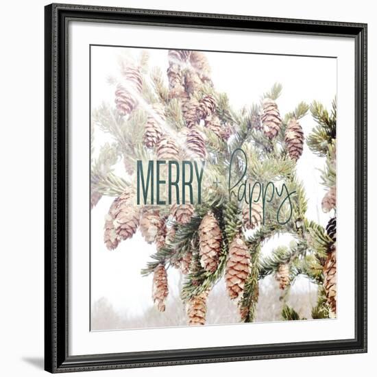 Merry and Happy-Kimberly Glover-Framed Giclee Print