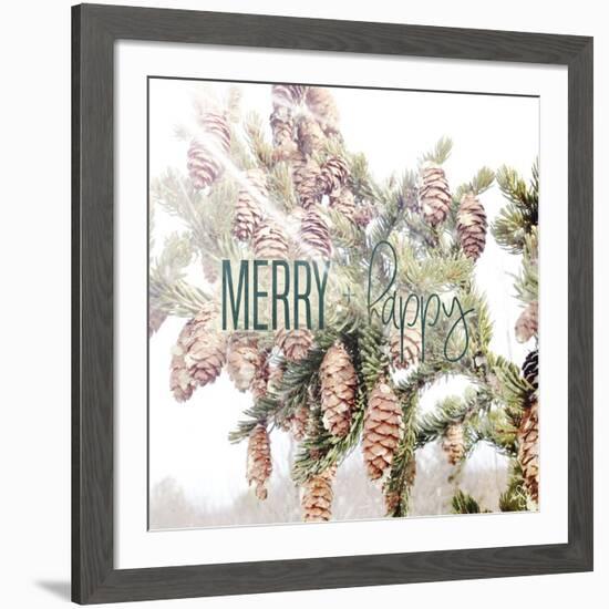 Merry and Happy-Kimberly Glover-Framed Giclee Print