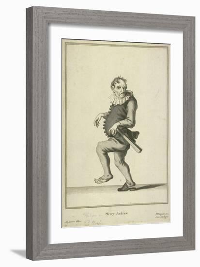 Merry Andrew, Possibly a Jester or Fool, Cries of London-Pierce Tempest-Framed Giclee Print