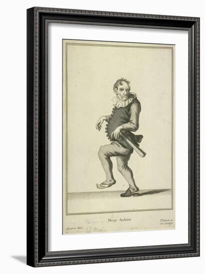 Merry Andrew, Possibly a Jester or Fool, Cries of London-Pierce Tempest-Framed Giclee Print