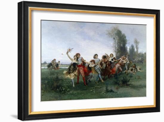 Merry Band-Emile Antoine Bayard-Framed Giclee Print