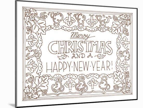 Merry Christmas and Happy New Year-Julie Goonan-Mounted Giclee Print