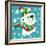 Merry Christmas - Baby Polar Bear-Stella Chang-Framed Art Print