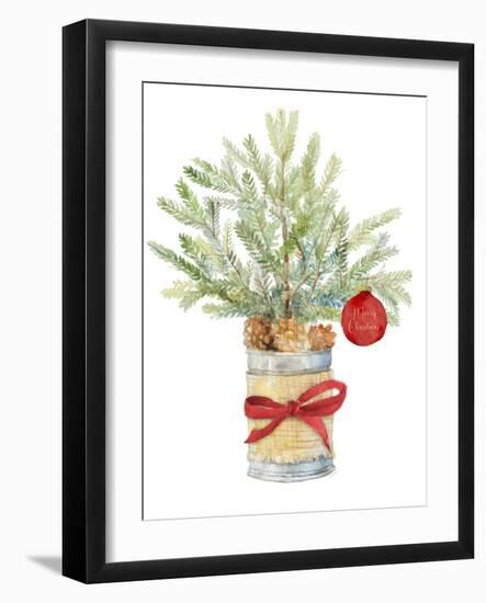 Merry Christmas Fir Tree-Lanie Loreth-Framed Art Print