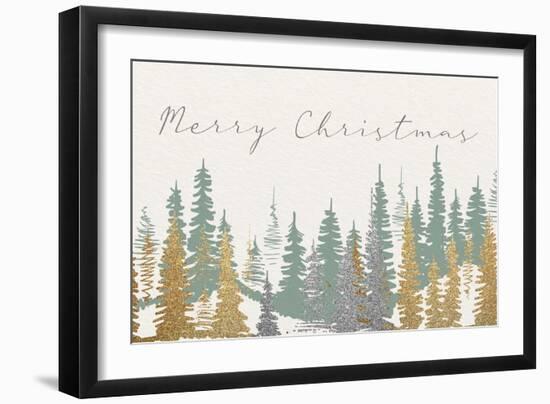 Merry Christmas Forest-Kimberly Allen-Framed Art Print