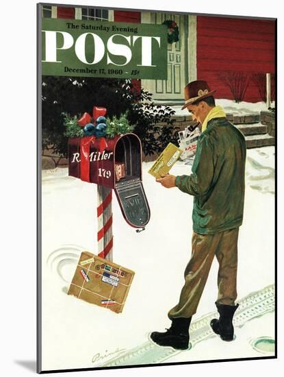 "Merry Christmas from the IRS," Saturday Evening Post Cover, December 17, 1960-Ben Kimberly Prins-Mounted Giclee Print