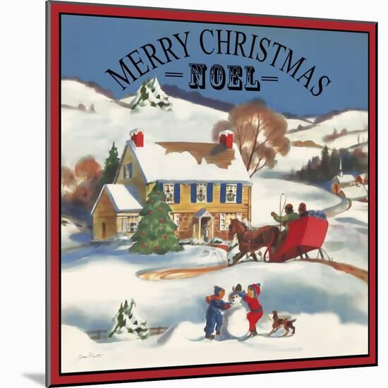 Merry Christmas-Noel-Jean Plout-Mounted Giclee Print