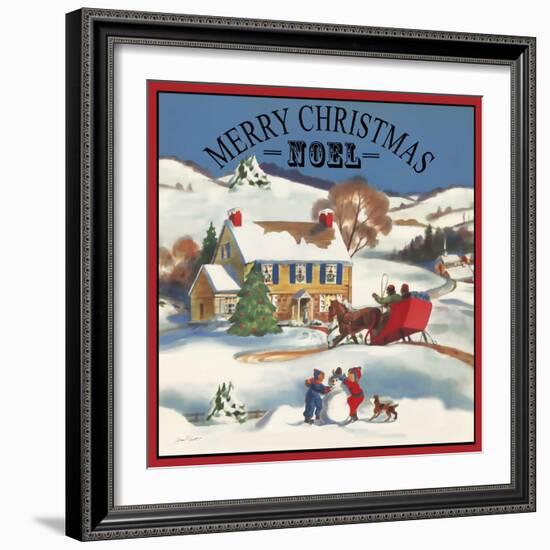 Merry Christmas-Noel-Jean Plout-Framed Giclee Print