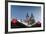 Merry Christmas Sign at Snow-Covered Christmas Market and Tyn Church-Richard Nebesky-Framed Photographic Print