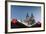 Merry Christmas Sign at Snow-Covered Christmas Market and Tyn Church-Richard Nebesky-Framed Photographic Print