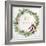 Merry Christmas Wreath and Bird House-Lanie Loreth-Framed Art Print