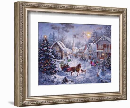 Merry Christmas-Nicky Boehme-Framed Giclee Print