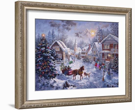 Merry Christmas-Nicky Boehme-Framed Giclee Print