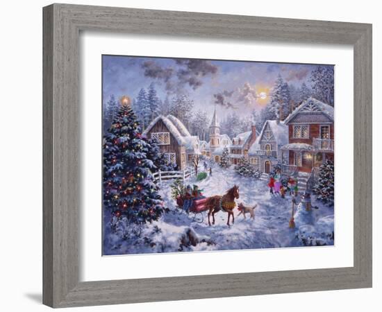 Merry Christmas-Nicky Boehme-Framed Giclee Print