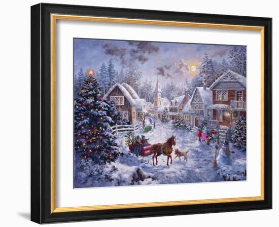 Merry Christmas-Nicky Boehme-Framed Giclee Print