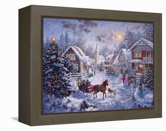 Merry Christmas-Nicky Boehme-Framed Premier Image Canvas