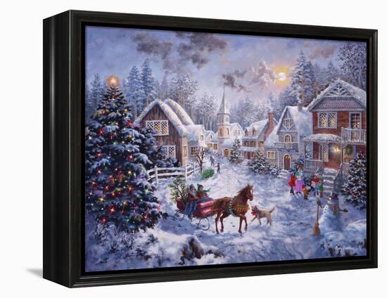 Merry Christmas-Nicky Boehme-Framed Premier Image Canvas