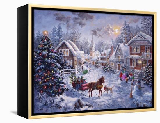 Merry Christmas-Nicky Boehme-Framed Premier Image Canvas